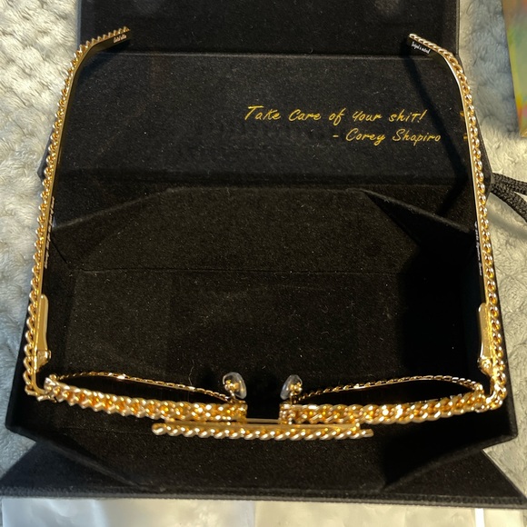 Vintage Frames Company “Full Cuban Snatch 24KT Gold” Sunglasses *EXCLUSIVE* - Picture 5 of 16